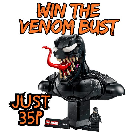 win the Venom Bust set-76356