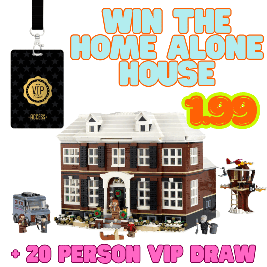 HOME ALONE SET PLUS A 20 PERSON V.I.P £100 SET OF CHOICE DRAW 