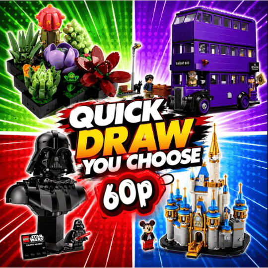 QUICK DRAW YOU CHOOSE FROM 4 PRIZES