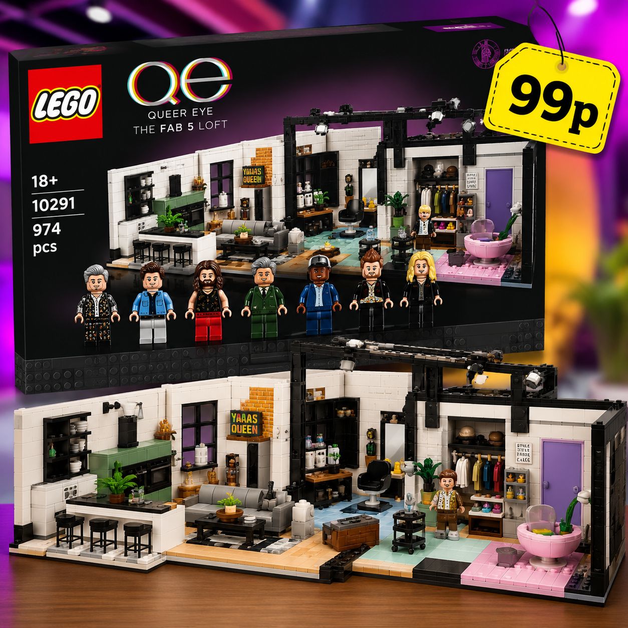 Queer Eye – The Fab 5 Loft Retired set-10291