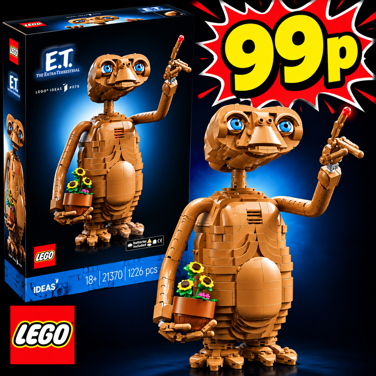 Win the new E.T. the Extra-Terrestrial LEGO set - 21370