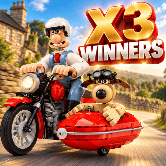 3x WINNERS - Wallace & Gromit