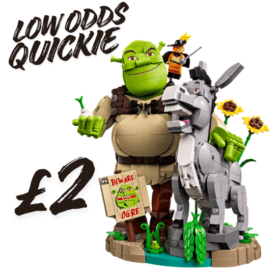 LOW ODDS QUICKIE Shrek, Donkey & Puss in Boots
