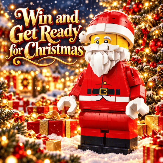 Up-Scaled Santa Minifigure