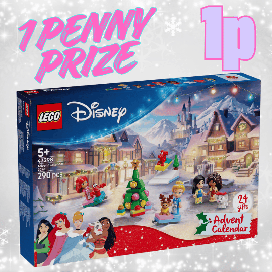DISNEY ADVENT CALANDER ONE PENNY PRIZE