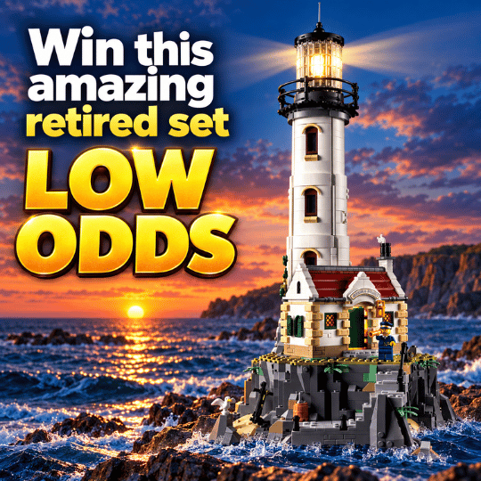 OMG THIS IS EPIC - WIN THE RETIRED LIGHT HOUSE SET LOW ODDS
