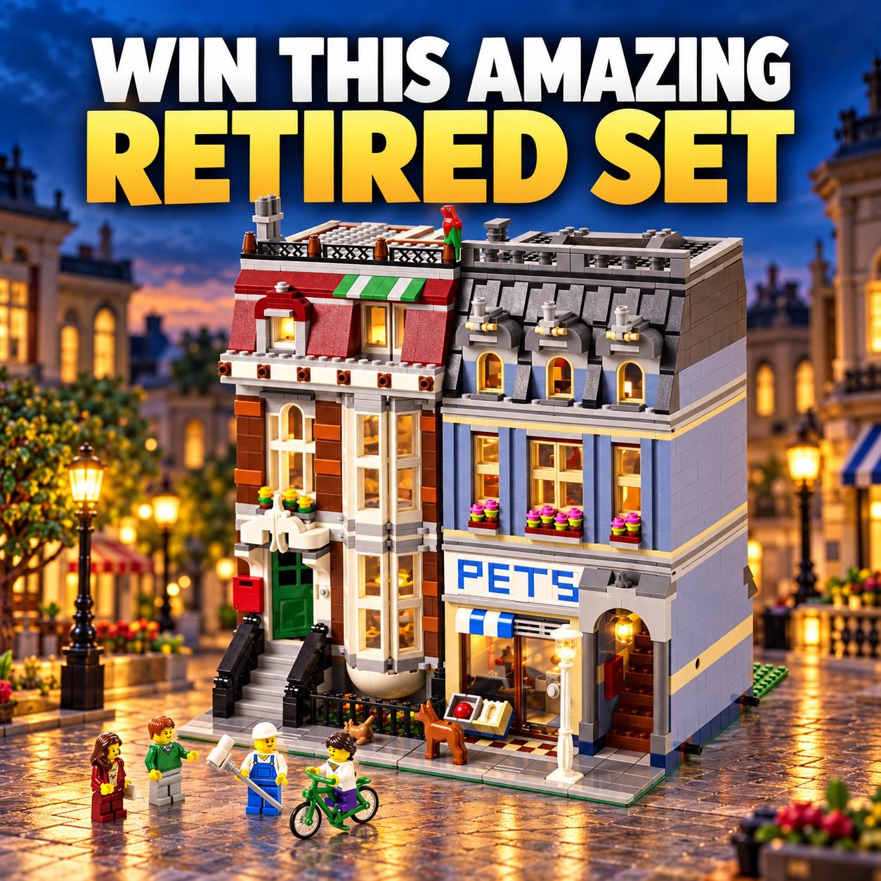 Win this Retired Pet Shop LEGO Set