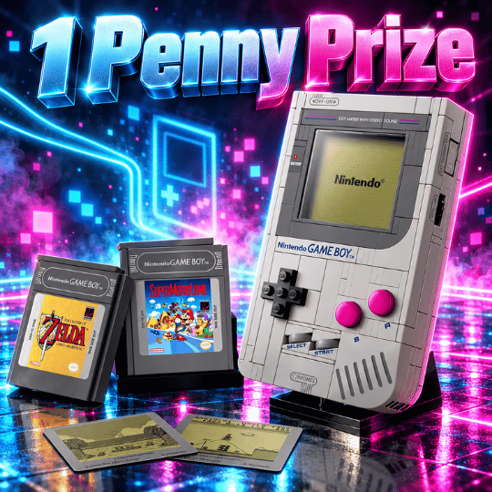 ONE PENNY PRIZE - Game Boy Set 