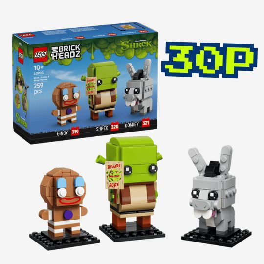 Shrek, Donkey & Gingy Figures