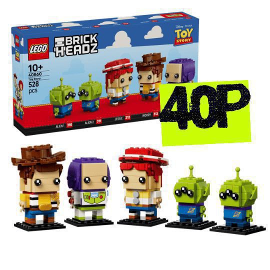 Toy Story brick heads set