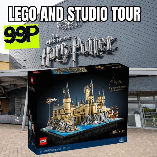 Hogwarts™ Castle and Grounds + 4 tickets to the harry potter studio tour