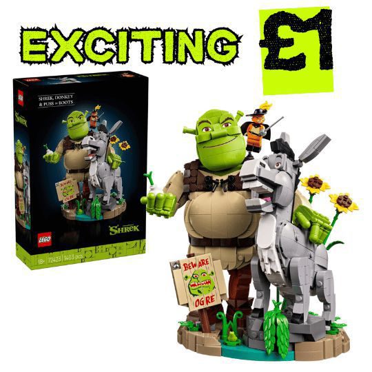 Shrek, Donkey & Puss in Boots