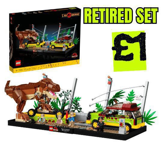 T. rex Breakout - Retired set 76956