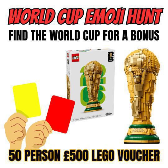 WORLD CUP 50 PERSON £500 EMOJI HUNT