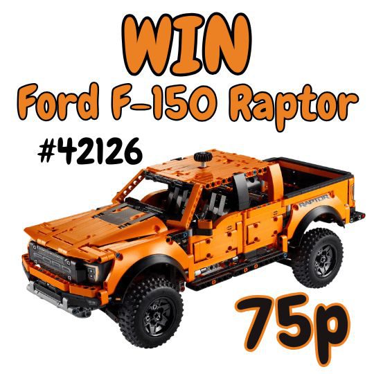 Win the Ford F-150 Raptor set #42126
