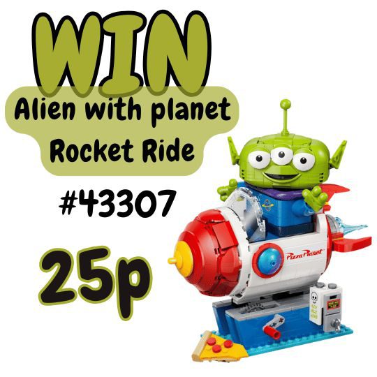 Win the Alien with Pizza Planet Rocket Ride #43307