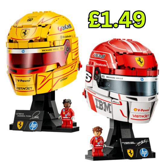F1 Ferrari Helmet Bundle