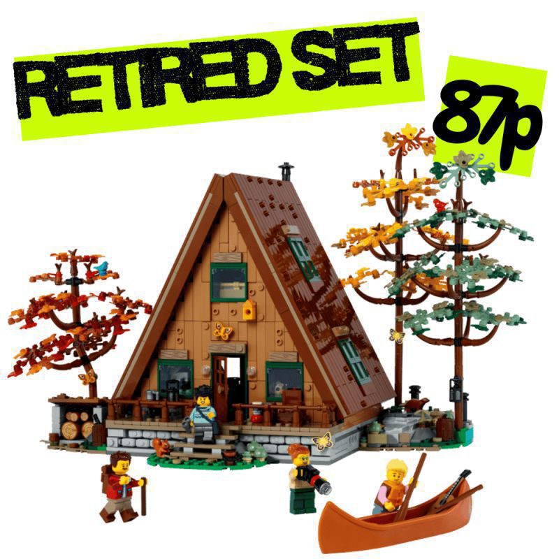 A-Frame Cabin LEGO Set