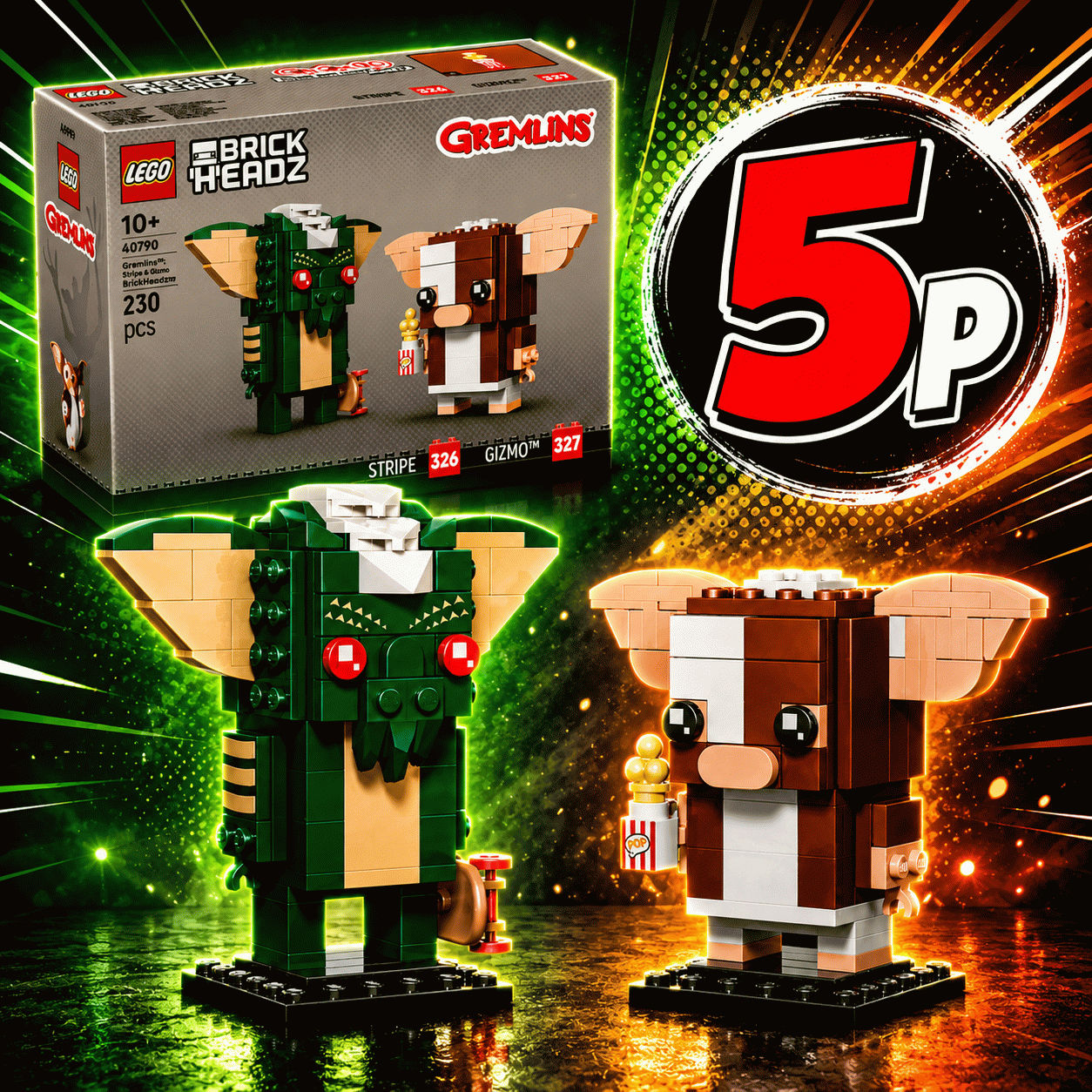 Gremlins Gizmo™ and Stripe Figures set-40919