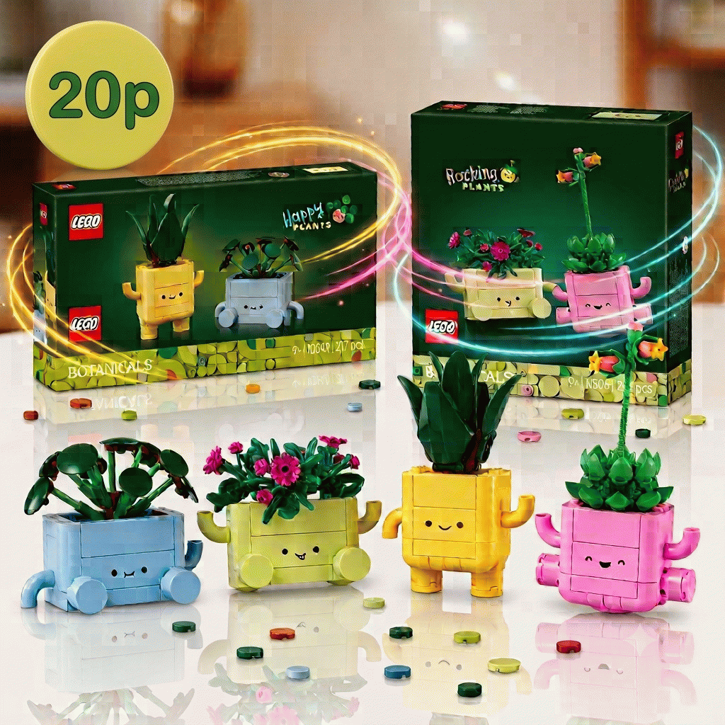 WIN BOTH HAPPY AND ROCKING PLANTS SETS-10349 AND 11506