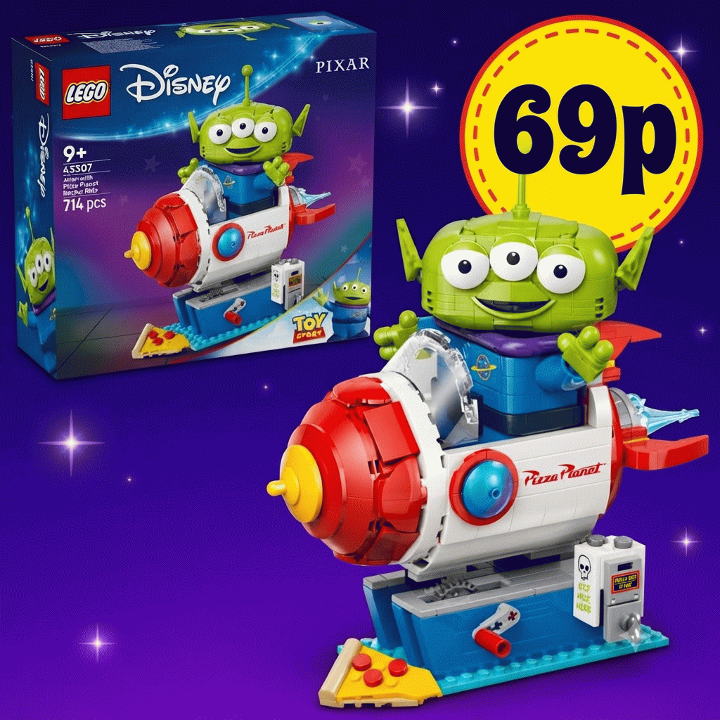 Alien with Pizza Planet Rocket Ride set-43307
