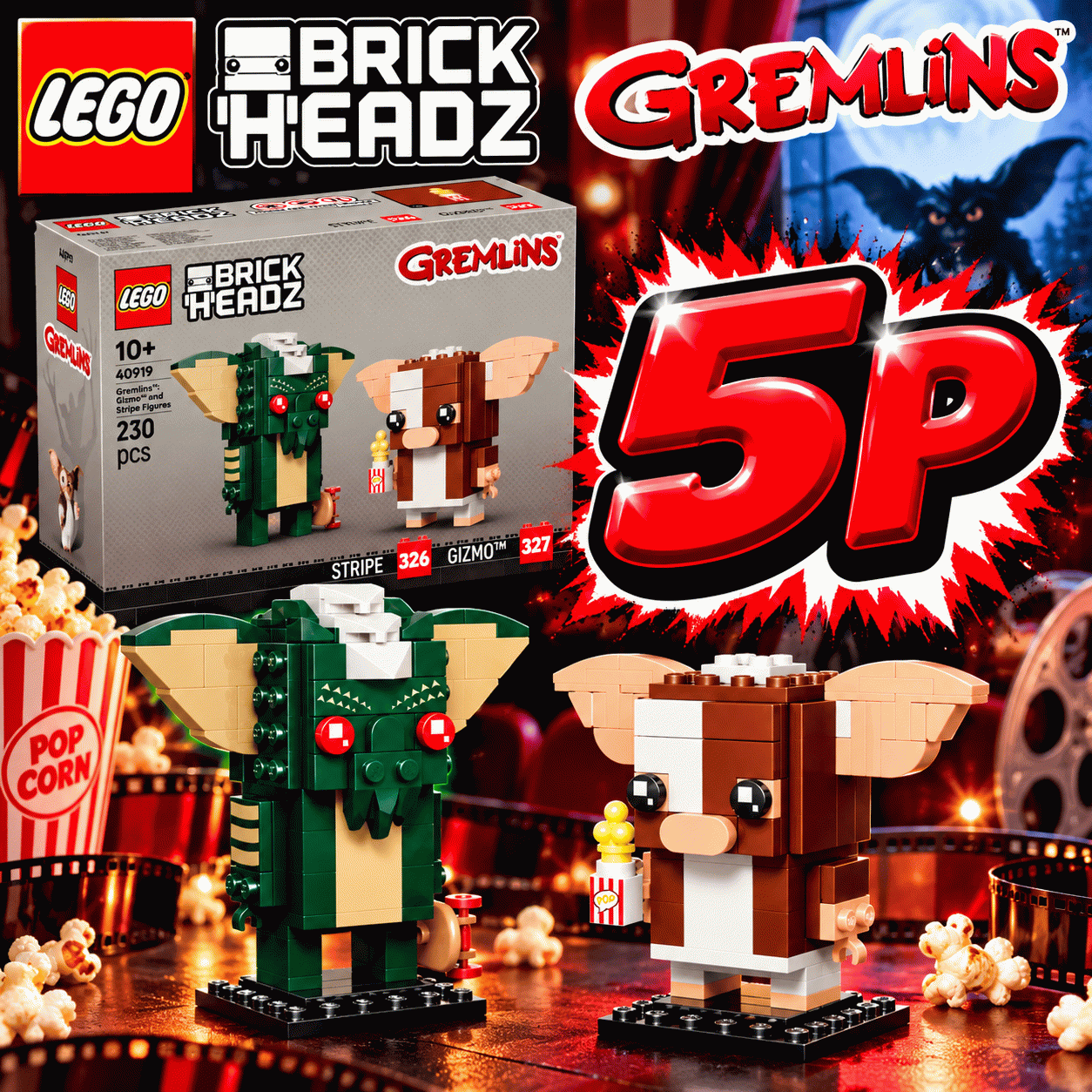 Gremlins Gizmo™ and Stripe Figures set-40919