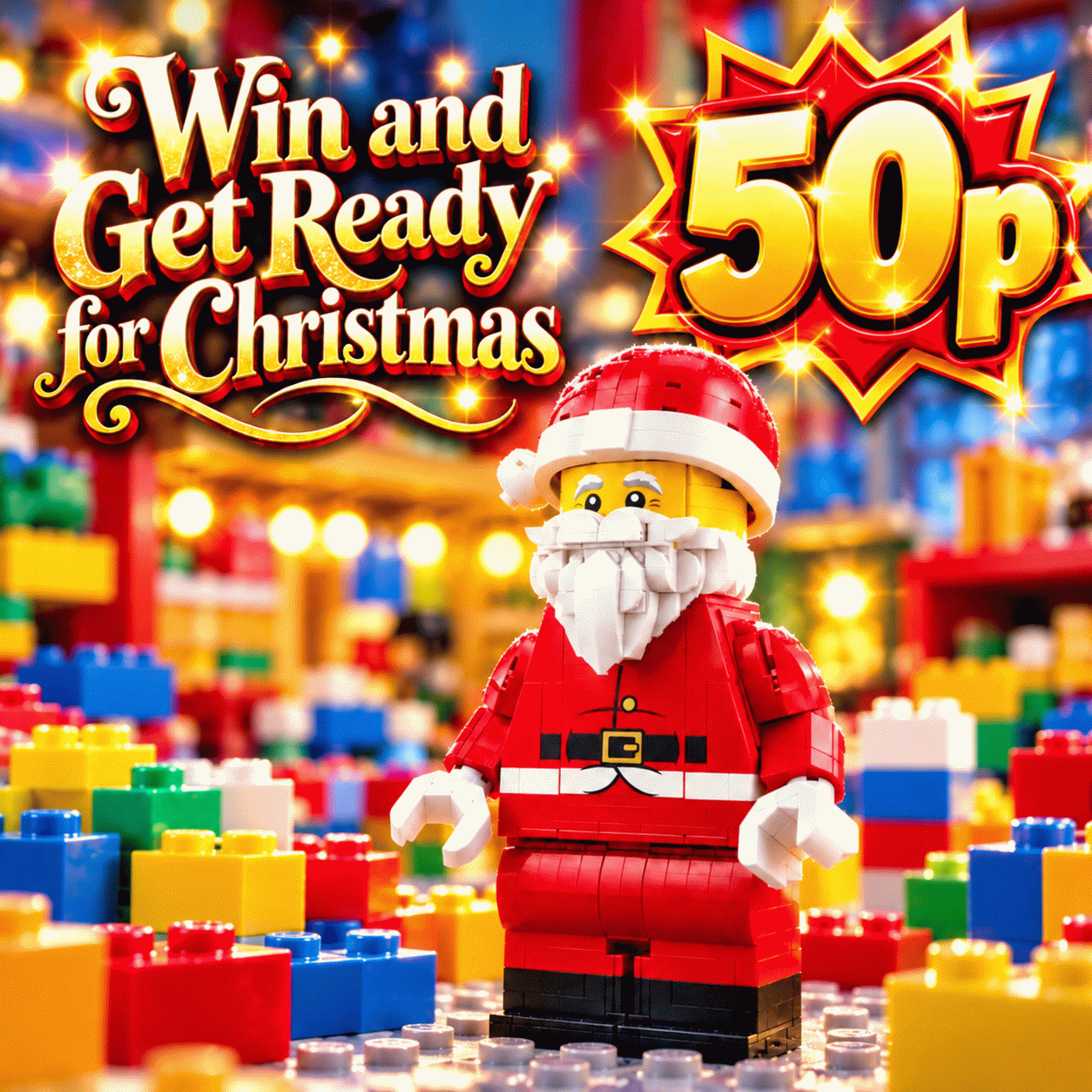 Up-Scaled Santa Minifigure SET-40820