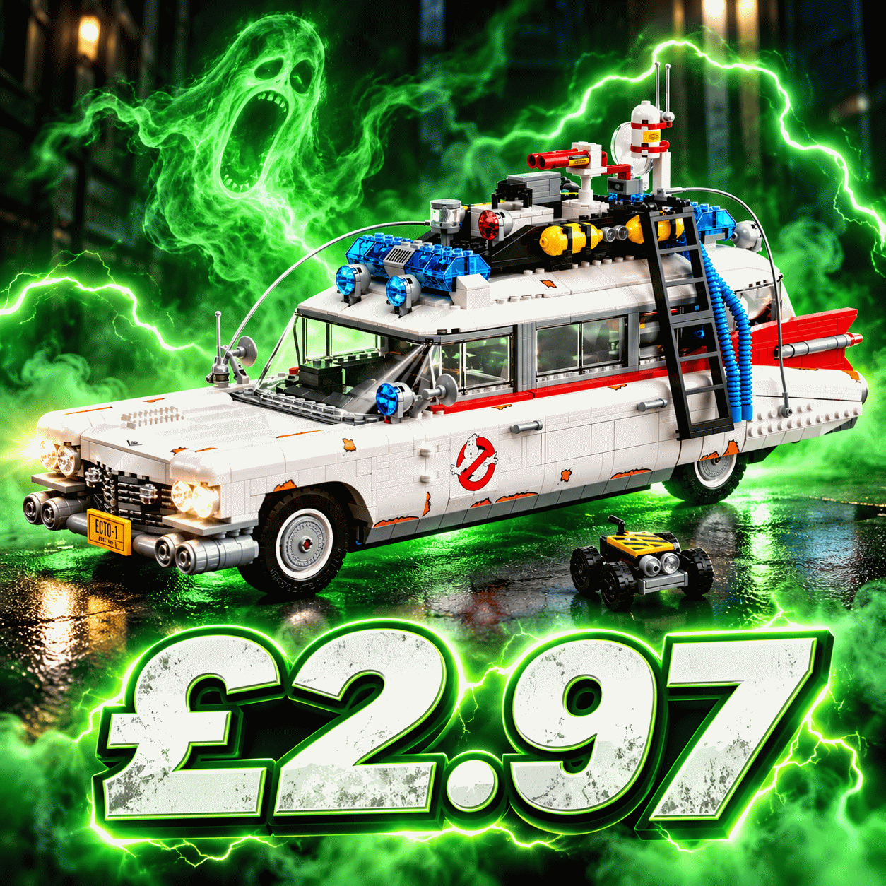 RETIRED GHOSTBUSTERS™ ECTO-1 SET-10274