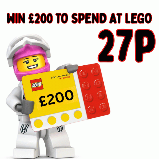 WIN A £200 LEGO GIFT CARD