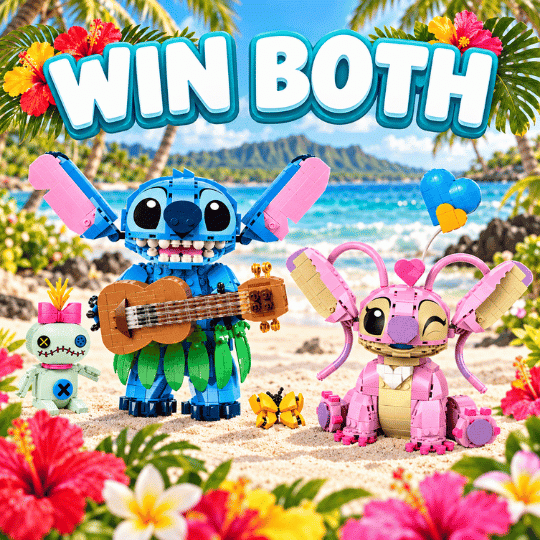 WIN BOTH ANGEL AND THE STITCH AND SCRUMP SETS