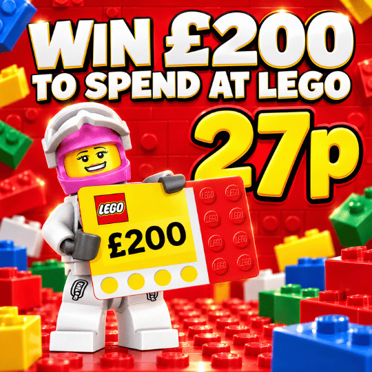 WIN A £200 LEGO GIFT CARD