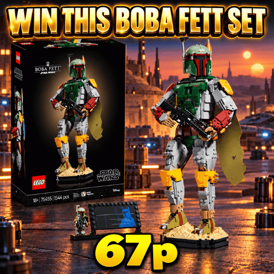 WIN THIS BOBA FETT SET
