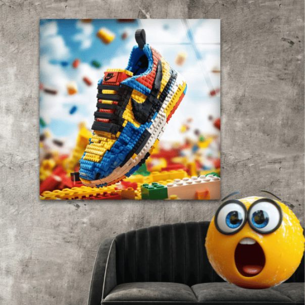 WOW THIS IS DIFFERENT 60x60 GLASS ART