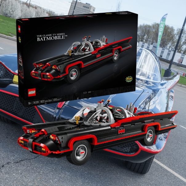 WIN THE ICONIC RETRO BATMOBILE set-76328