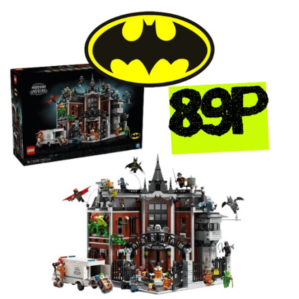 WIN THE ARKHAM ASYLUM SET + £100 INSTANT WINS