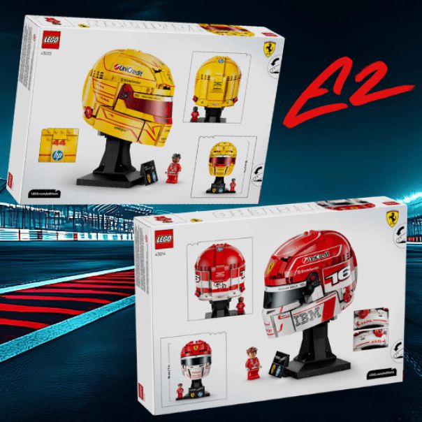 F1 FERRARI HELMET BUNDLE