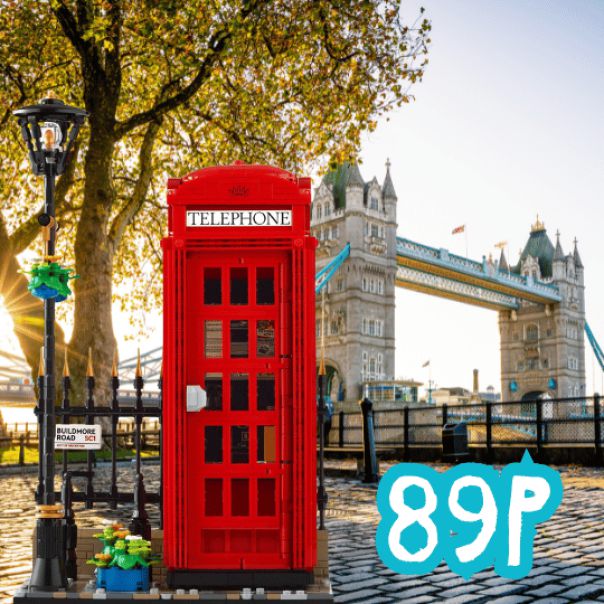 RED LONDON PHONE BOX - 89p