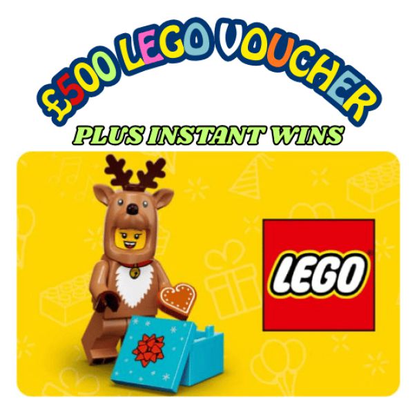 WIN A £500 LEGO VOUCHER - PLUS INSTANT WINS