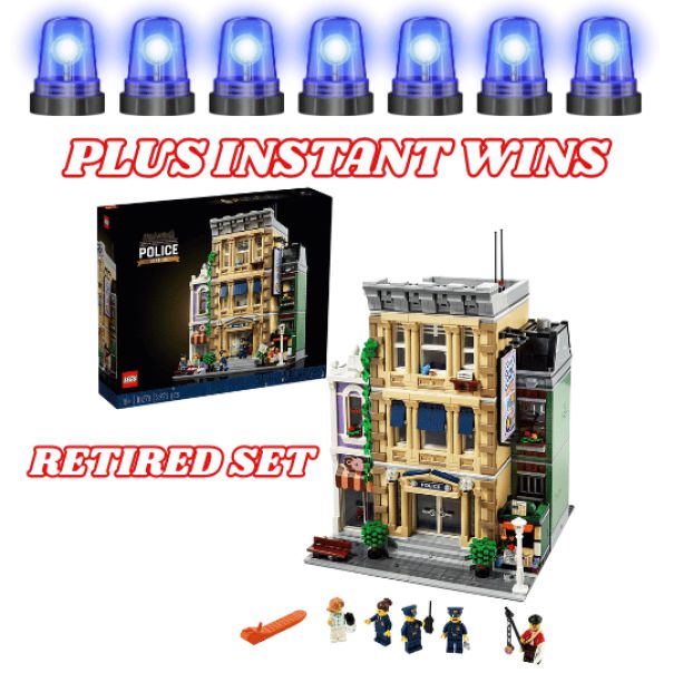 OMG AND ANOTHER RETIRED SET, POLICE STATION + INSTANT WINS