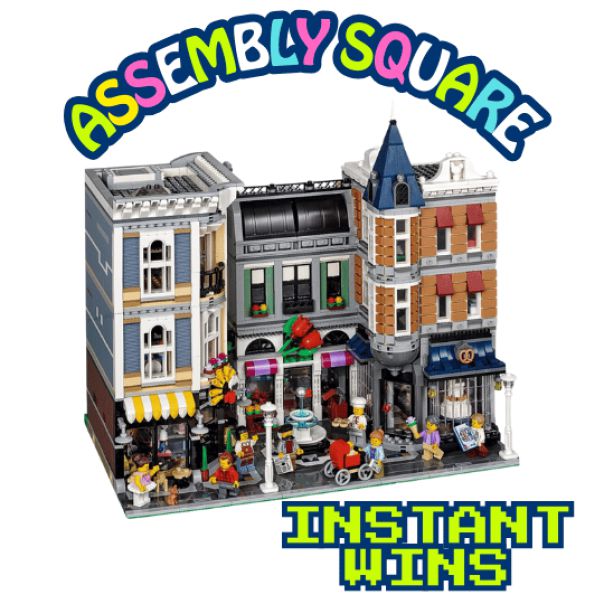 WIN THE RETIRED ASSEMBLY SQUARE SET + INSTANT WINS